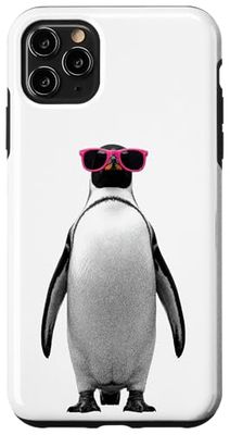 Halftone Manchot Lunettes de soleil Manchots Coque pour iPhone 11 Pro Max