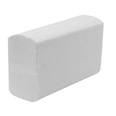 Evadis - Asciugamani piegati, 100 formati, colore: Bianco
