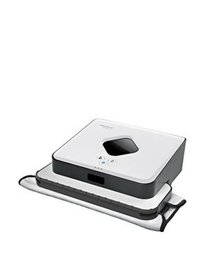 iRobot Braava 390t Dweilrobot - 2 in 1: Droog en vochtig reinigen - Geschikt voor meerdere kamers en grote ruimten - Werkt met pads voor eenmalig gebruik en wasbare pads - Stil