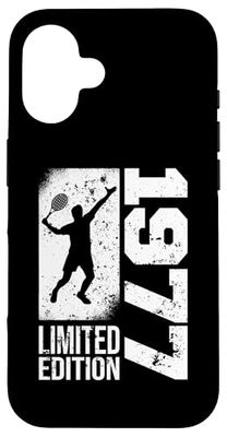 Tennisplayer Vintage born 1977 Birthday Tennis-Balls Tennis Case for iPhone 16