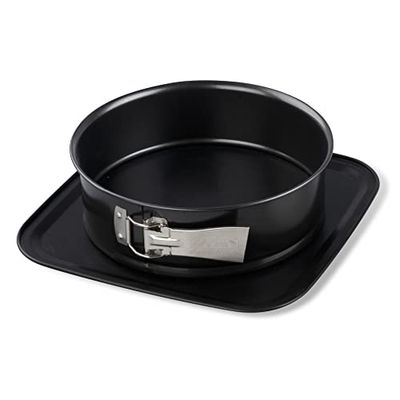 Zenker Bake, Click & Go - Molde desmontable de 24 x 8 cm, con tapa para el transporte directo, 24 x 8 cm