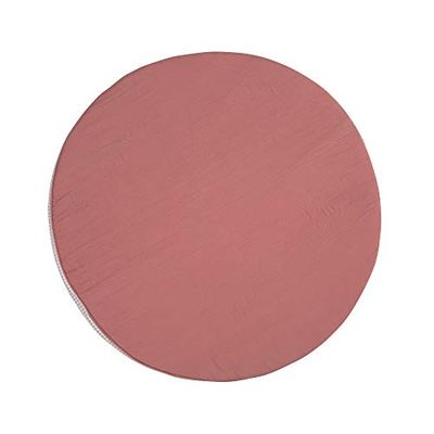 LÄSSIG 1542009611 Grand Coussin Rond de Mousseline, Rouge