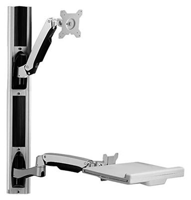 ICY BOX IB-MS6003-W Station de Travail sur Pied avec Fixation Murale