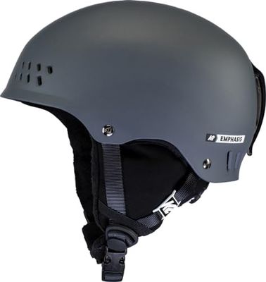K2 Skis Emphasis Skihelm/snowboardhelm voor dames, mat Pearl Charcoal, S (51-55cm)