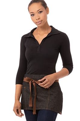 Chef Works AB035-BLK-0 Memphis förkläde svart, en storlek, svart, One size