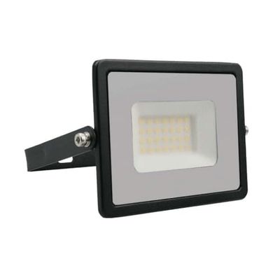 V-TAC Faro LED da Esterno 30W - [Ultima Generazione] - IP65-2510 Lumen - Proiettore Faretto LED Esterno Colore Nero per Casa, Giardino, Garage - Impermeabile - Fari LED Luce Bianca Calda
