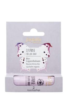 farfalla Cistrose - Bálsamo labial orgánico para cualquier piel, bálsamo labial como cuidado intensivo para labios delicados, cosmética orgánica, vegana y 100% natural certificada, protege e hidrata