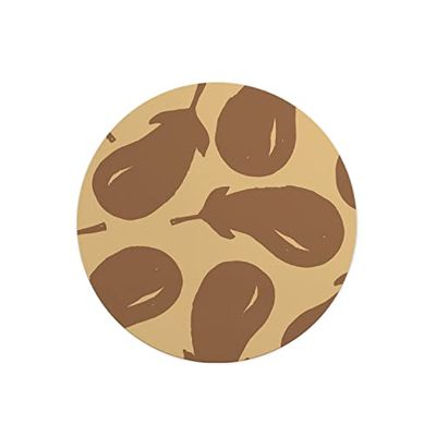 Questo Casa, Round Digital Printed Mouse Pad, Non-Slip Base, for Office and Home, Diameter:22cm