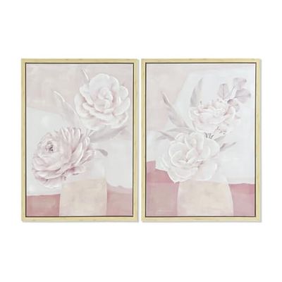 CUADRO LIENZO PS 50X4X70 FLORERO ENMARCADO 2 SURT.