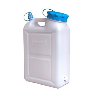 hünersdorff Tanica a collo largo da 11 litri, HD-PE Colore naturale, con protezione UV