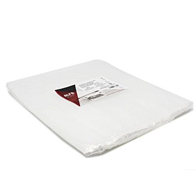 Alfa 0MP2514400 Sacchetti sottovuoto 30 x 40 cm, Plastica Adatta per Alimenti, Bianco