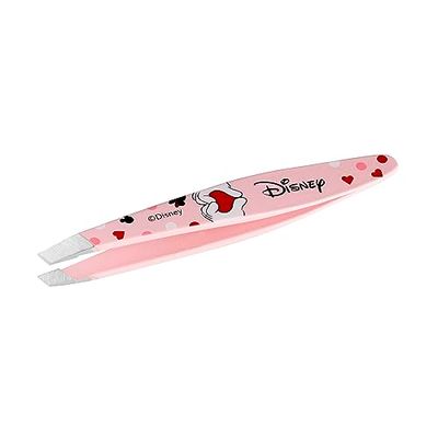 TWEEZERMAN Disney Minnie Mouse Bowtiful Brows Mini Pinzette inclinate (esclusiva Amazon)