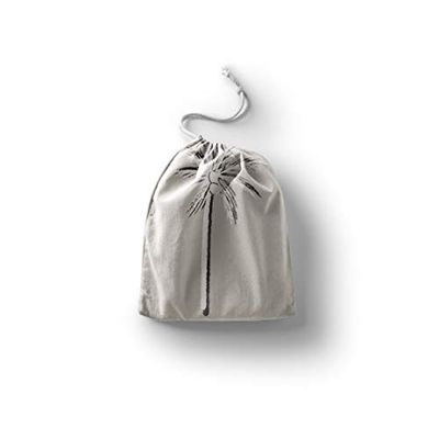 Bonamaison Imprimé Sacs de Coton avec Cordon, Sac D'Épicerie, Sac À Provisions, Réutilisables, Écologique, Pliable, Taille: 12x15 Cm
