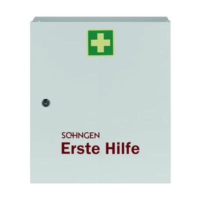 Söhngen Bonn Paris 0502006 Armoire de premiers secours sans contenu avec serrure de sécurité Porte simple tôle d'acier