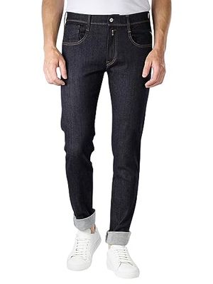 Replay Anbass Forever Dark Jeans för män, 007 mörkblå, 30W / 30L