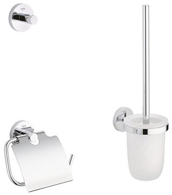 GROHE 40407001 Essentials Set d'Accessoires Argent Chromé