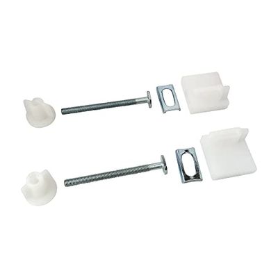 SOMATHERM FOR YOU - piastre Flap fissazione WC 2 metallo, due dadi, due scivoli, lunghezza 75 millimetri