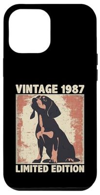 38 Years Old 38th Birthday Vintage 1987 Beagle Dog Lover Case for iPhone 12 Pro Max