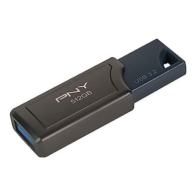 PNY Pro Elite V2 Clé USB 3.2 Gen 2 512Go, Vitesse de Lecture jusqu'à 600Mo/s