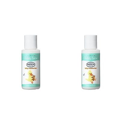 Childs Farm | Baby Moisturising Lotion | Mildly Fragranced | Sensitive Skin|Suitable for Newborns | Travel Size| 50 ml (Pack of 2) Clear