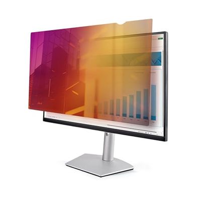 StarTech.com Filtre de Confidentialité pour Écran 24 pouces 16:9, Écran de Confidentialité Réversible Or, Filtre Anti Reflet Amélioré, Bouclier de Sécurité, +/- 30 Degrés (2469G-PRIVACY-SCREEN)