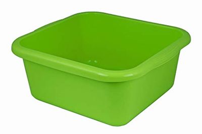 Gies Saladier 12 l, 36 x 15 cm, sans BPA, recyclable, vert – Fabriqué en Allemagne