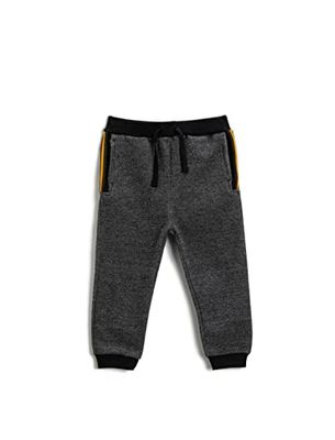 Koton Baby-jongens trekkoord jogger pocket detail sweatpants, antraciet (045), 3-4 Jaren