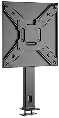 VIVOLINK - Tafelmonitorstandaard voor Hudddle Rooms - VESA van 75x7 tot 400x400 - Ultraslank profiel - Met kabelbeheersysteem - Maximaal laadvermogen: 35kg
