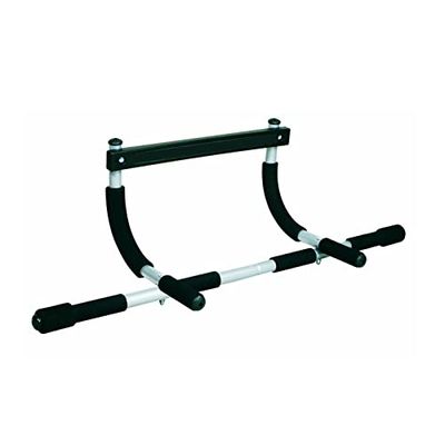 Fitness, FFITNESS DOOR Gym Steel Unisex volwassenen, zwart-zilver, uniek