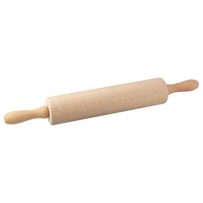 Dr. Oetker Mattarello per stendere impasti, maniglie ergonomiche robuste, materiale in resistente legno di faggio, dimensione parte funzionale 25 cm x Ø6,3
