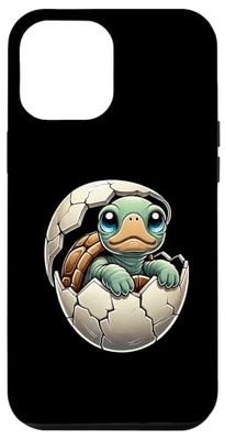 Carino Cartoon Baby Tartaruga cova da Egg Shell Custodia per iPhone 12 Pro Max