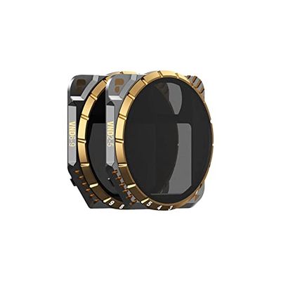PolarPro - DJI Mavic 3 - VND 2-5 + VND 6-9 - Confezione da 2 - Filtri a densità neutra - Serie Cinema - AirFrame 4.0 - filtri per Mavic 3 e Mavic 3 Cine - precisione del colore
