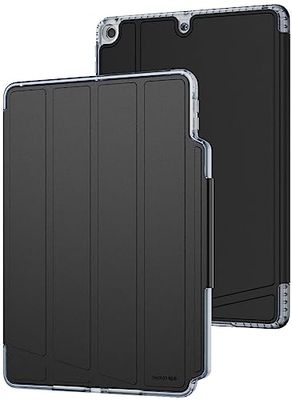 Tech21 EvoFolio case for iPad 7th/8th/9th Gen - Impact Protection, iPad case with Multi-Angle Viewing, Wake/Sleep Cover - Black