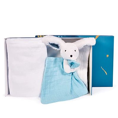 Doudou et Compagnie DC3980 - Manta Polar para bebé (100 x 70 cm), Color Blanco