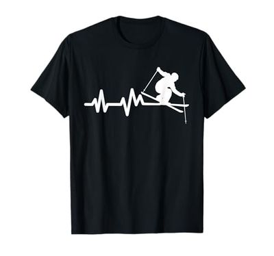Sci Heartbeat Sciatore Maglietta