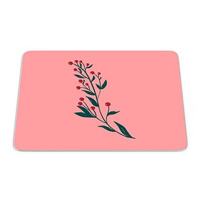 Bonamaison, Alfombrilla Rectangular para ratón con Estampado Digital, Base Antideslizante, para Oficina y hogar, tamaño: 22 x 18 cm