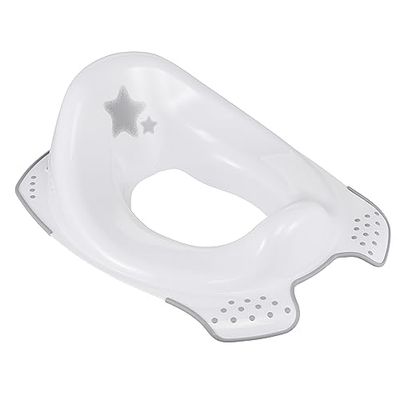 keeeper 1865051919600 ewa Children's Toilet seat with Non-Slip Function, Stars White, 1 Count (Pack of 1)