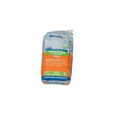 GP BOSTIK CARRELAGE MACONNERIE Colle Terrasses/Balcons Gris 25 kg Bost 30123894