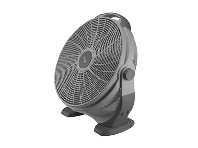 BEPER P206VEN560 Vloerventilator, 100W Vermogen, Vloerventilator met 5 Grote Bladen, 3 Instelbare Snelheden, Grijs