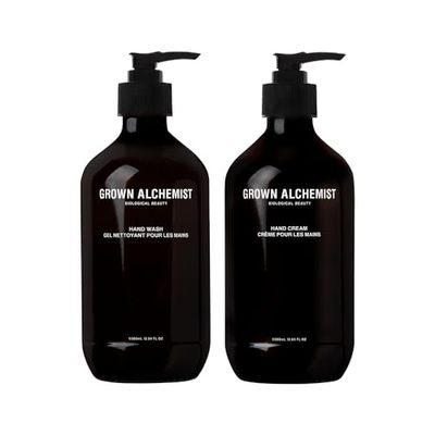 Grown Alchemist Ensemble de Kit de soin des mains Purify & Protect de : Riche en plantes actives pour hydrater, nettoyer et adoucir les mains - Lot de 2 - 500 ml