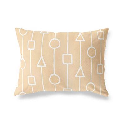 BonaMaison Motif Aléatoire Housse de Coussin Motif, Taie d'oreiller pour Lit Voiture Canapé Maison Salon Chambre, Décoration D'intérieur, 45x60 Cm - Conçu et Fabriqué en Turquie