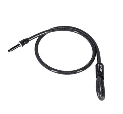 XLC MRS Cable Lock, 100 cm/12 mm de diámetro, color negro