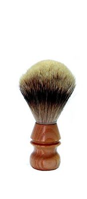 Golddachs - Pennello da barba, 100% setole argentate di tasso