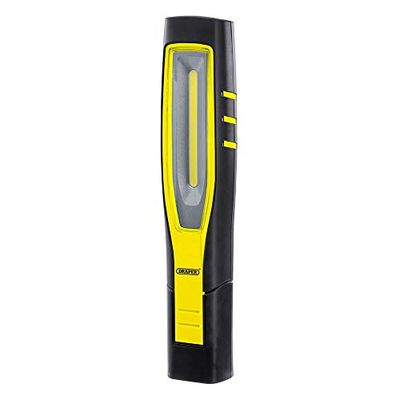 Draper 11767 10W COB LED Rechargeable Inspection Lamp, Yellow