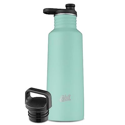 ESBIT Unisex – volwassenen sportdrinkfles Pictor, roestvrij staal, lind groen, 0,75 l
