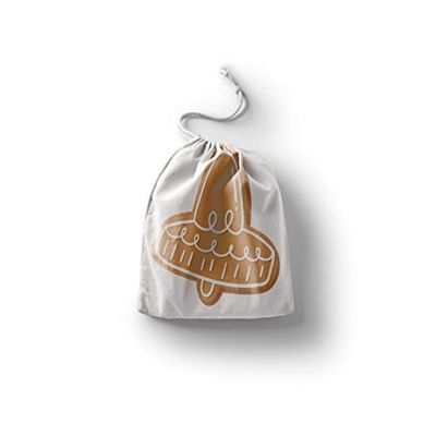Bonamaison Printed Cotton Produce Bag with Drawstring, Reusable Grocery Bag, Biodegradable Eco-Friendly Bags, Travel Pouch, Sachet Bags, Shopping Bag, Eco Friendly, Foldable, Size: 20x30 Cm