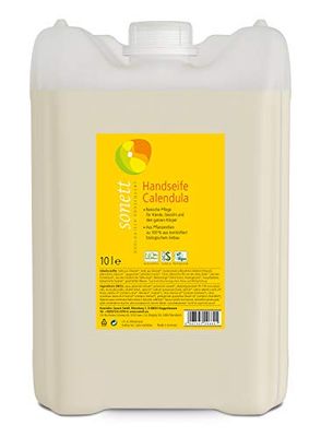 Sapone per mani Calendula: cura basica per mani, viso e corpo, 10 l