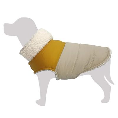 Arquivet - Abrigo con Cuello Peluche para Perros Kenia S - 25 cm - Protege del frío, Abrigo para Perros