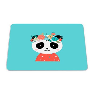 Bonamaison, Rectangle Pop Art Digital Printed Mouse Pad, Non-Slip Base, for Office and Home, Size: 22 x 18 cm
