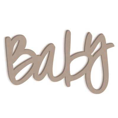 Declea Inscripción de Madera para Colgar para niños Kids Baby, decoración de Pared de Madera para la habitación de los niños, complemento de decoración de Madera, diseño